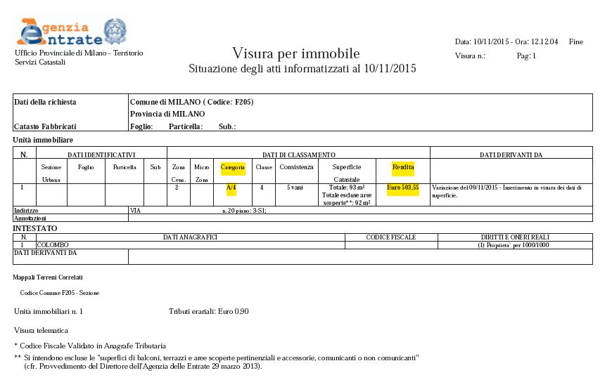 Rendita Catastale - Chiedila Subito.Risparmia Tempo E Denaro. Le Guide ...